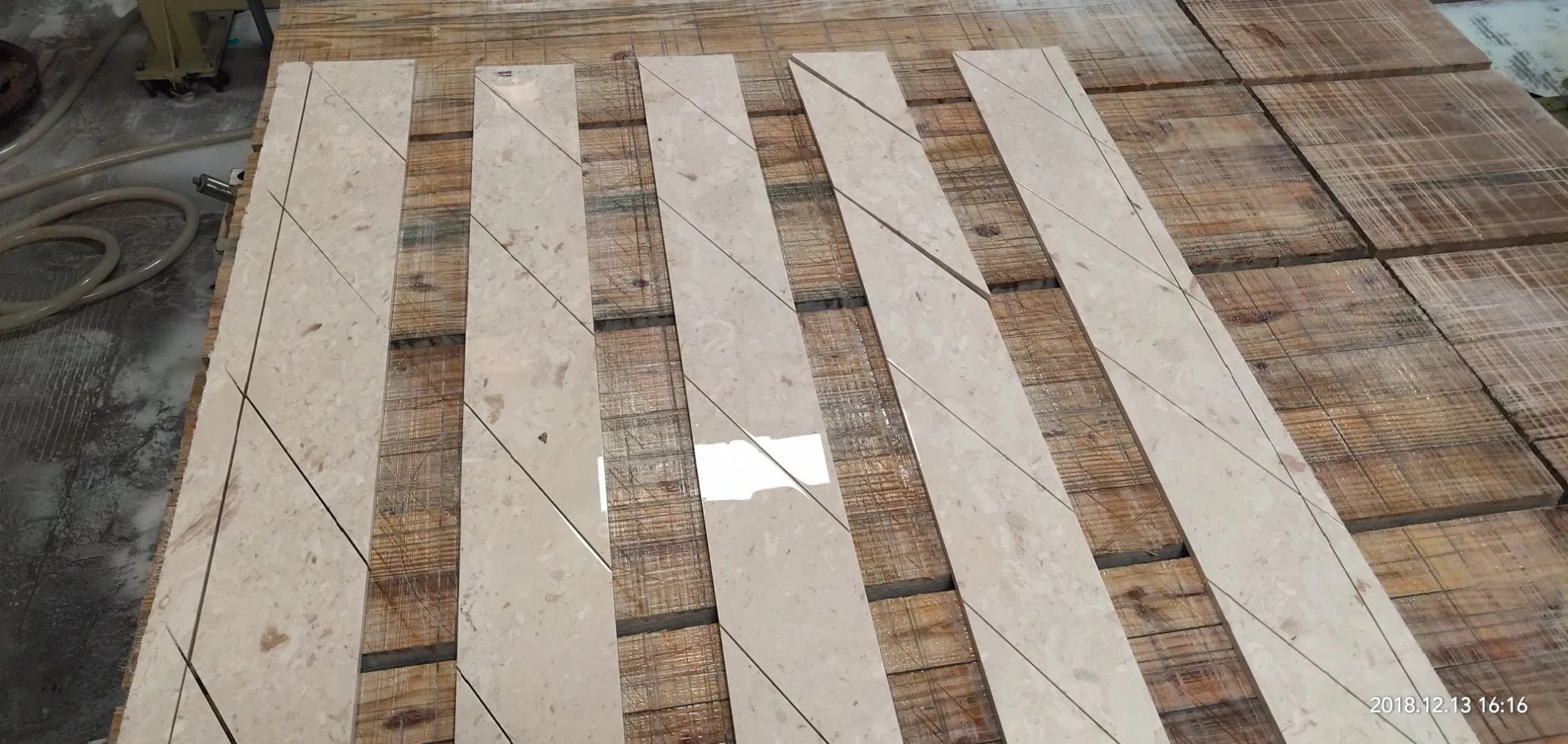 Pearl White Granite Block Steps and Step Slabs for Staircase Projects