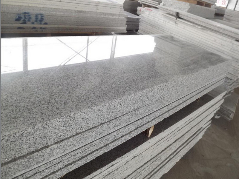 White and Grey Granite Stair Stone for Block Steps Kerbstones and Paving Projects