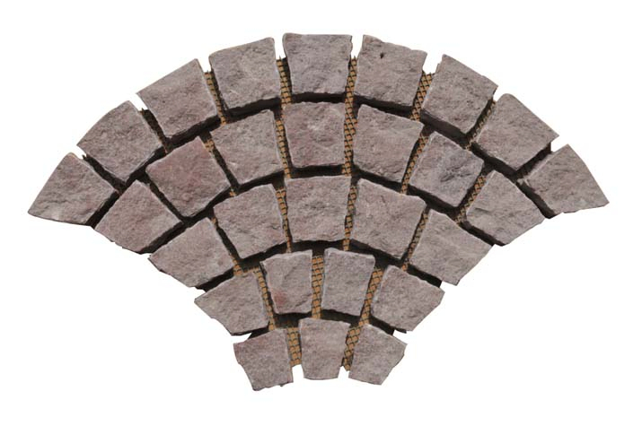 Grey Granite Cubes with Mesh for Walkway Garden and Landscape Paving