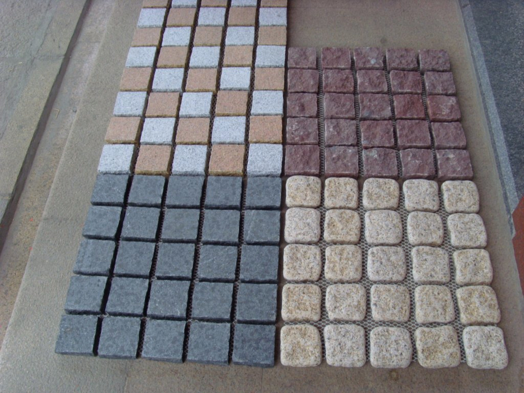 Granite Paving Cubes for Walkways Garden Paths and Outdoor Landscaping