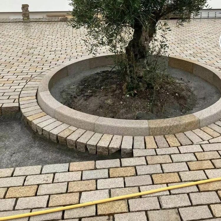 G682 Yellow Rusty Beige Granite Paving Stone for Outdoor Landscaping