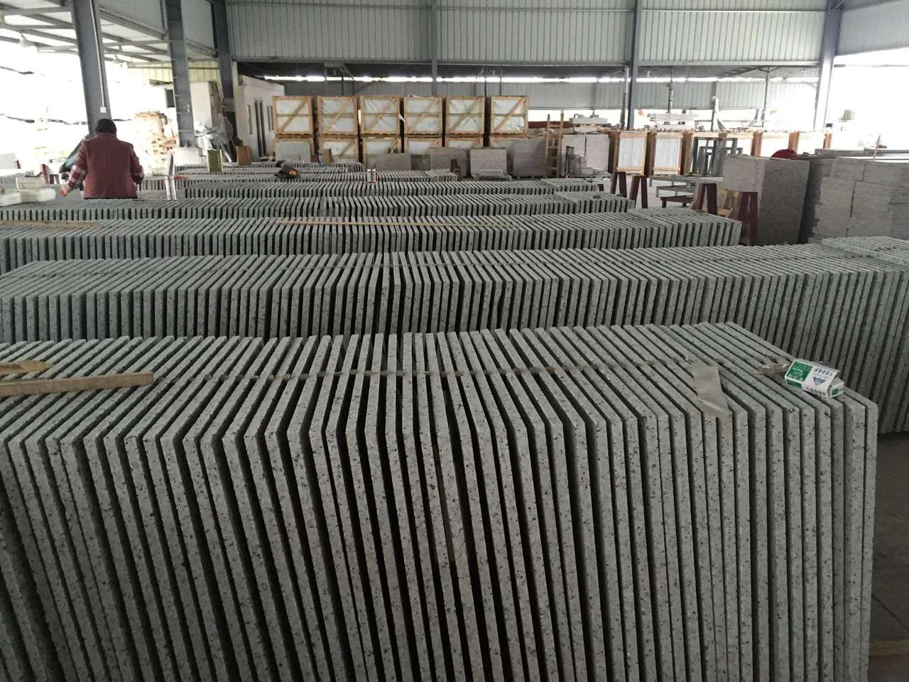 Natural Granite Slabs and Tiles with Dry Layout Service