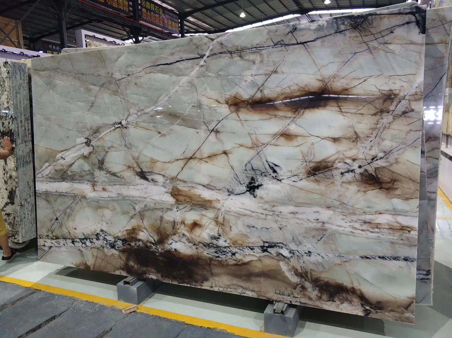 Chinese Natural Onyx Marble Tiles for Interior Decoration