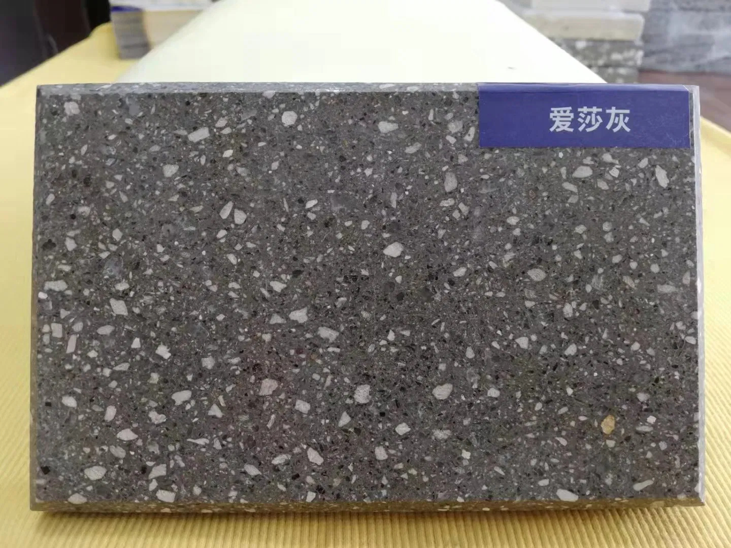 Alsa Grey Artificial Marble Terrazzo Slabs and Tiles
