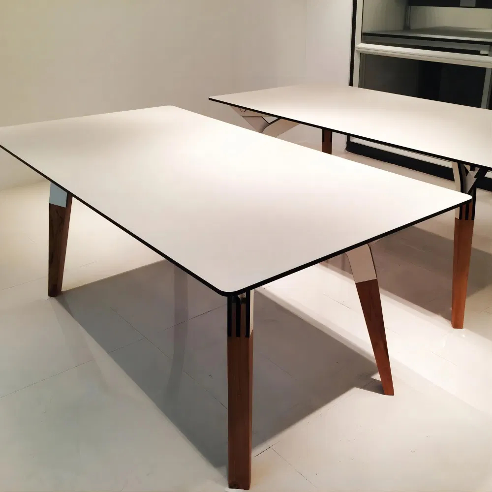 Black Compact Laminate Tabletop for Restaurant and Commercial Furniture