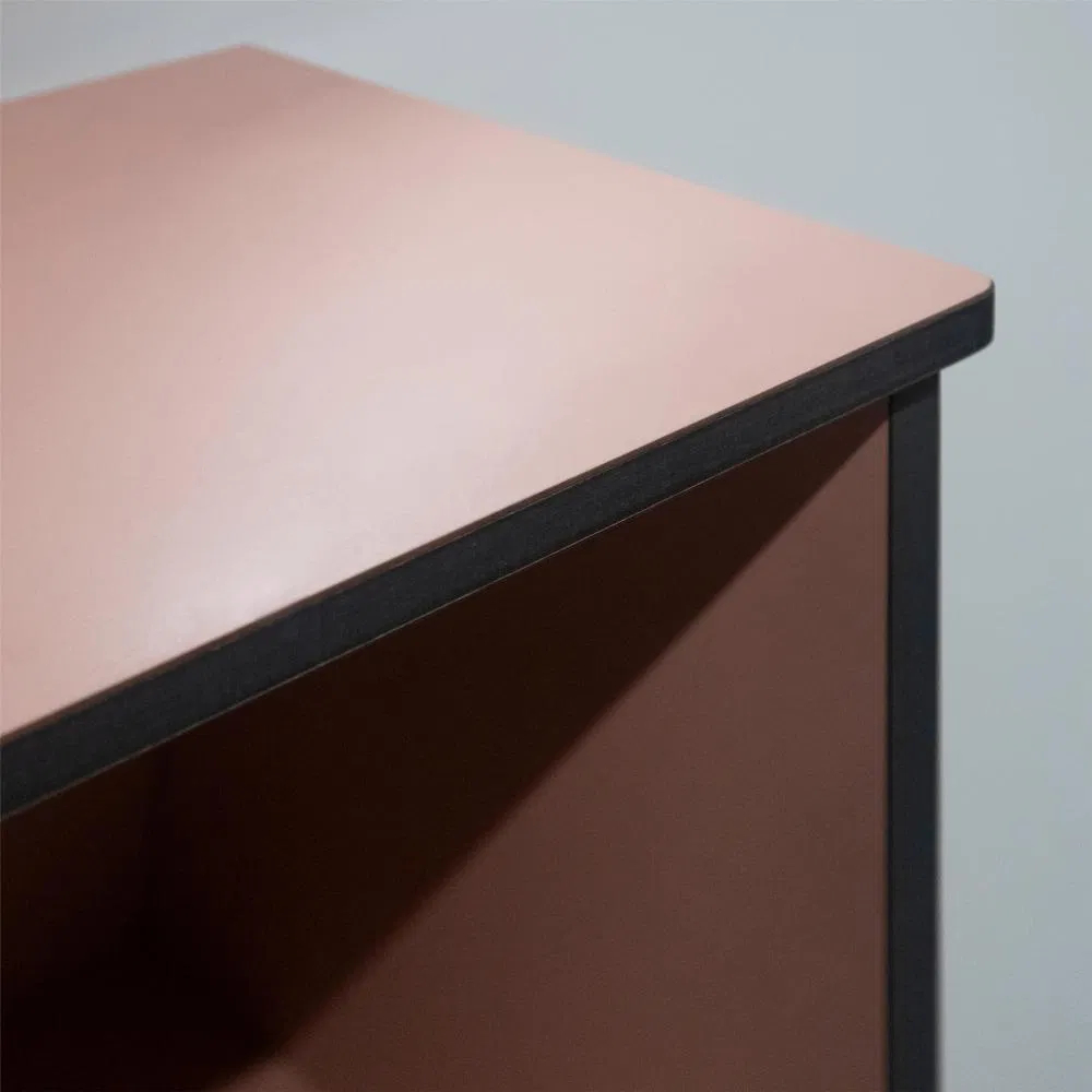Black Compact Laminate Tabletop for Restaurant and Commercial Furniture
