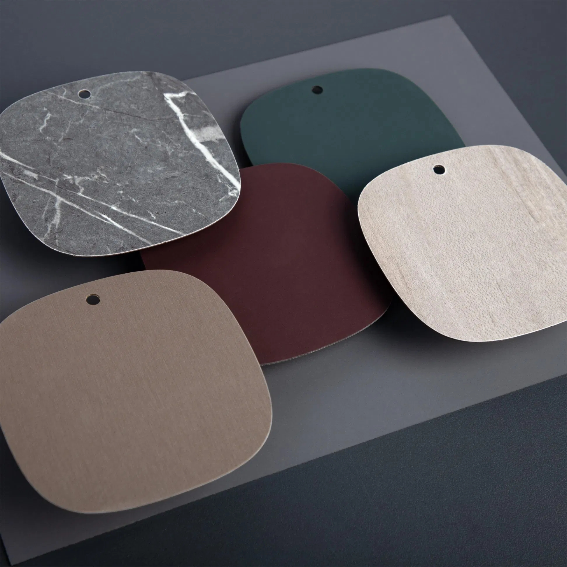 Black Compact Laminate Tabletop for Restaurant and Commercial Furniture