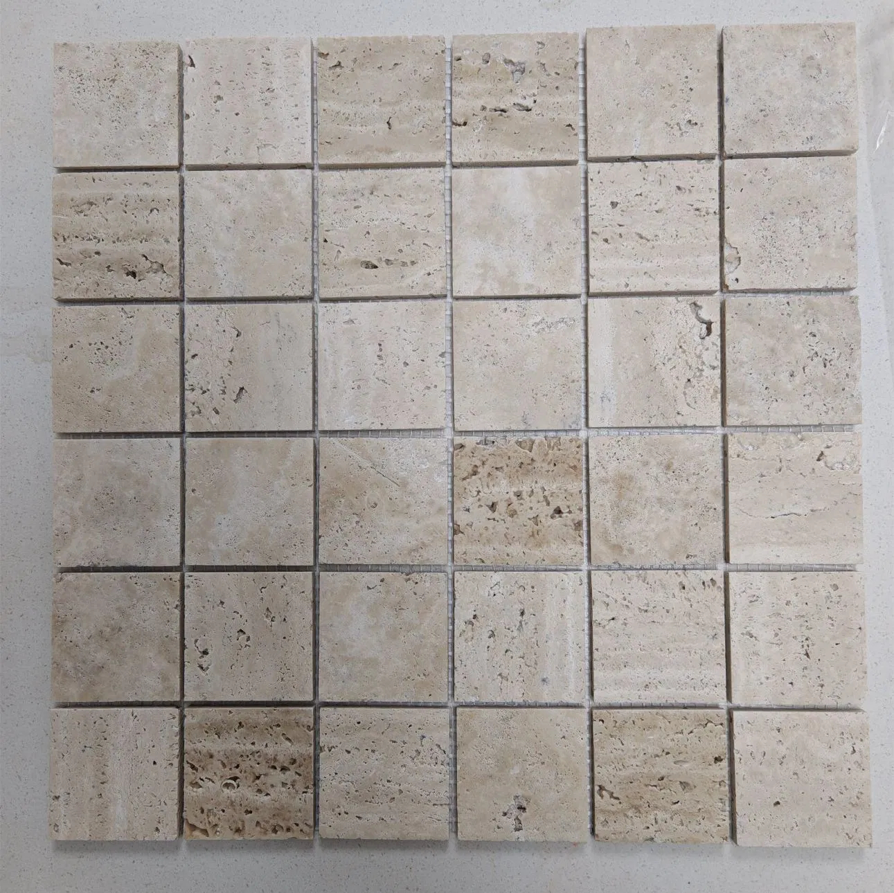 Beige Travertine Mosaic Tiles