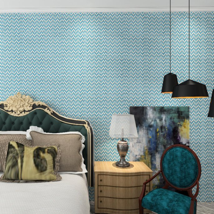 Colorful Ceramic and Glass Mosaic Wall Tiles