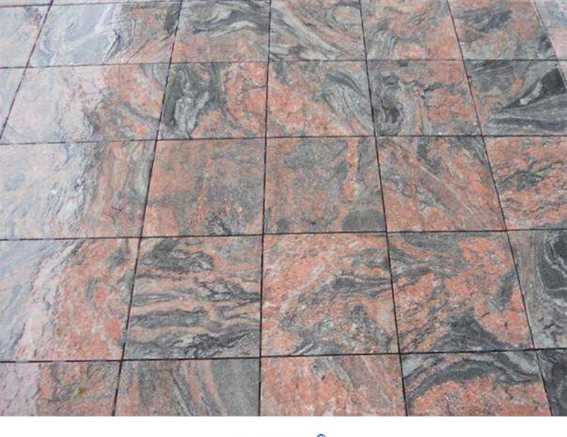Multicolor Red Granite Slabs